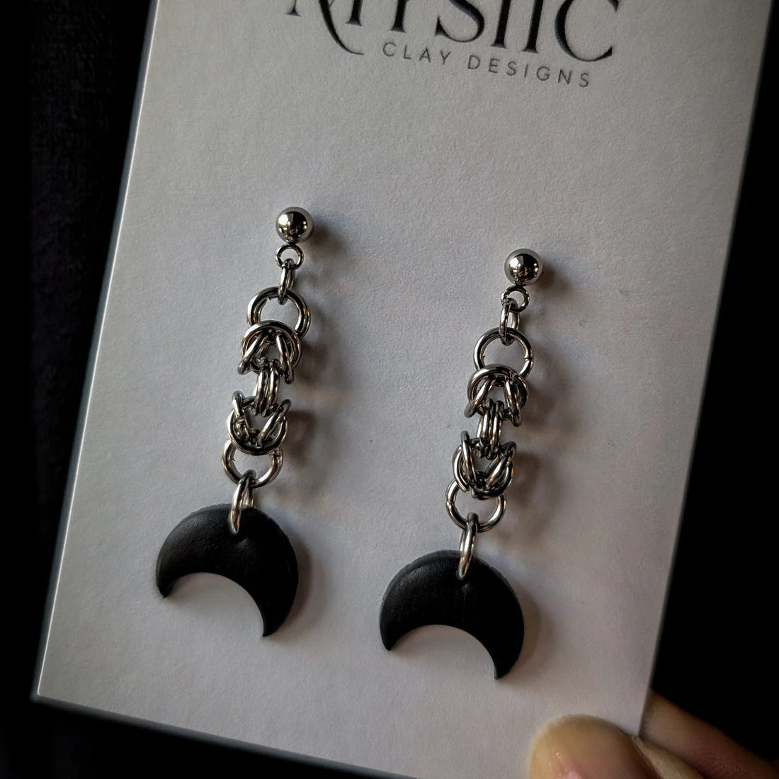 High Priestess Mini Moon Dangles