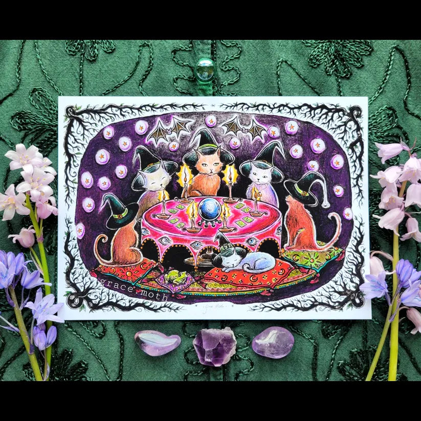 Cat Coven - A5 Art Print