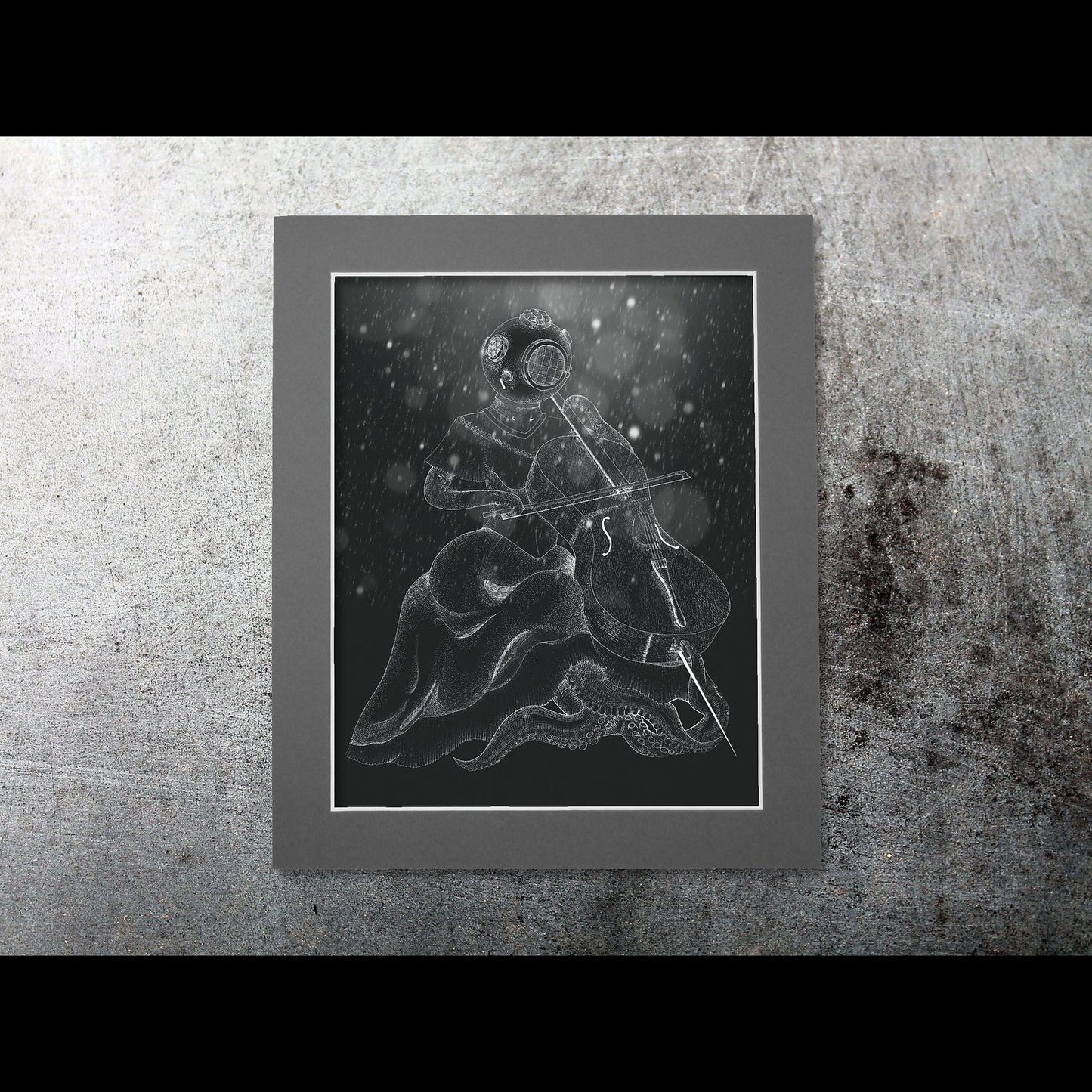 Dark Seas- Sirens Song- Gothic Fantasy Marine Art Print