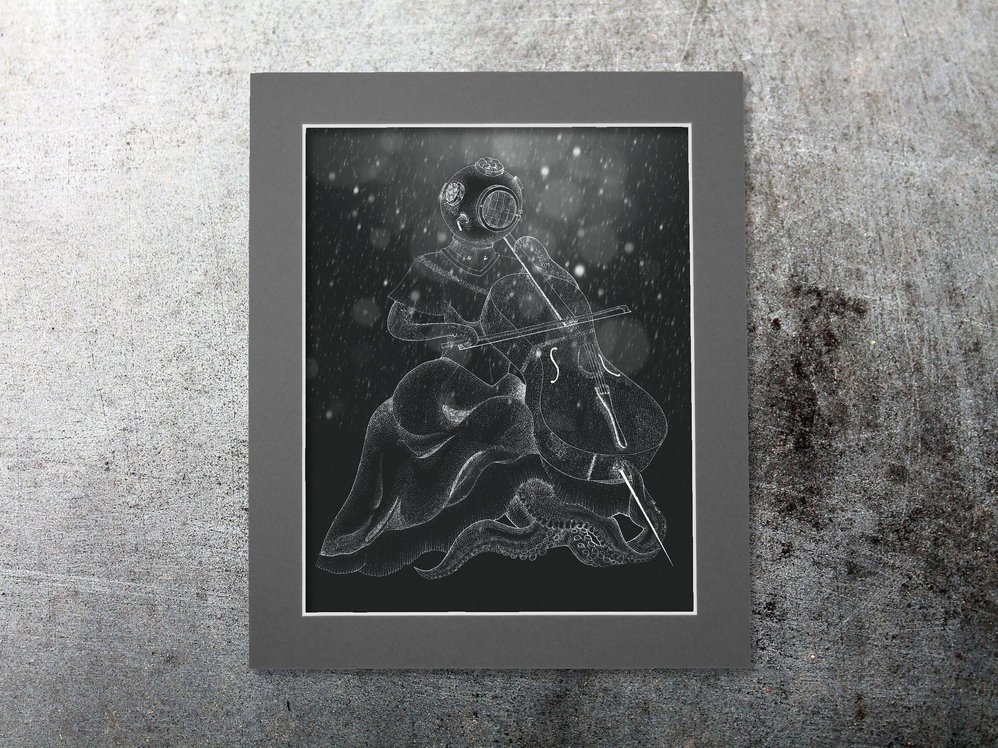 Dark Seas- Sirens Song- Gothic Fantasy Marine Art Print