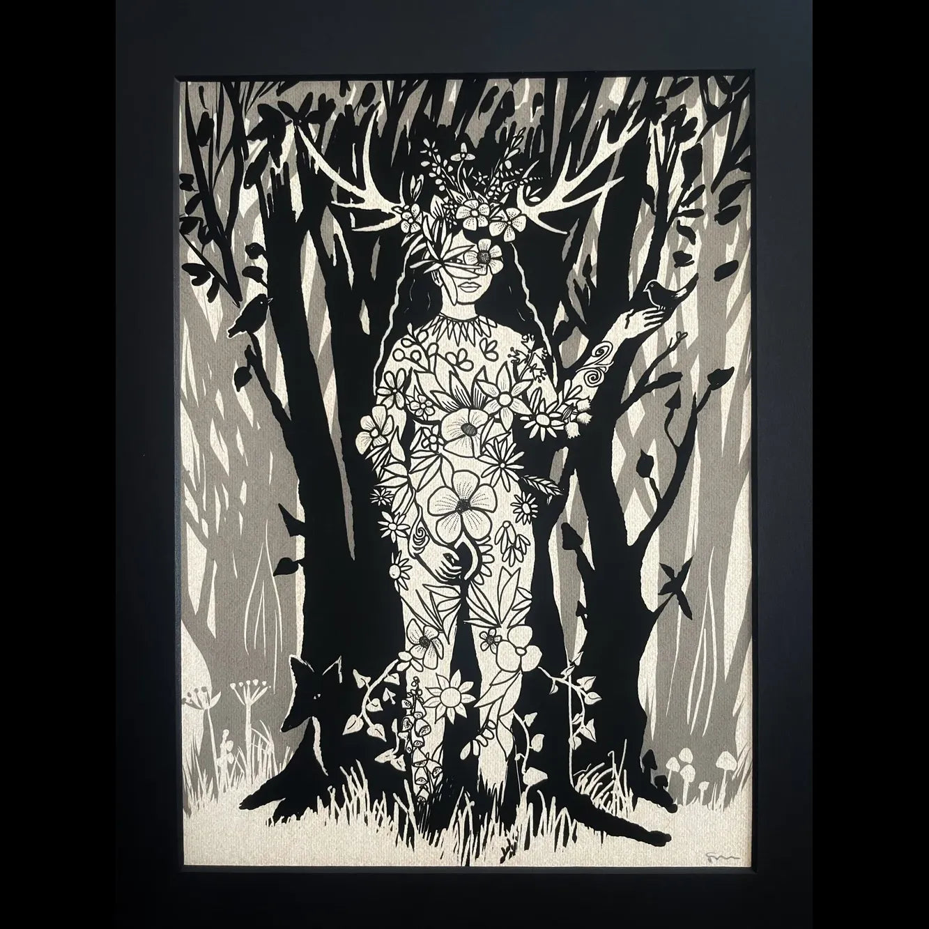 Sheela-Na-Gig Folklore / Folk Horror Giclee Print