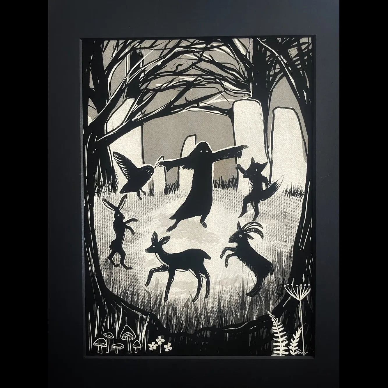 Standing Stones Folklore / Folk Horror Giclee Print