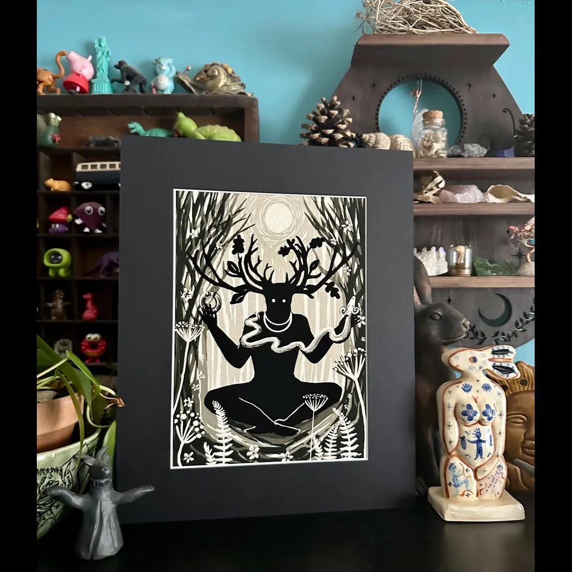 Cernuous Folklore Giclée Print