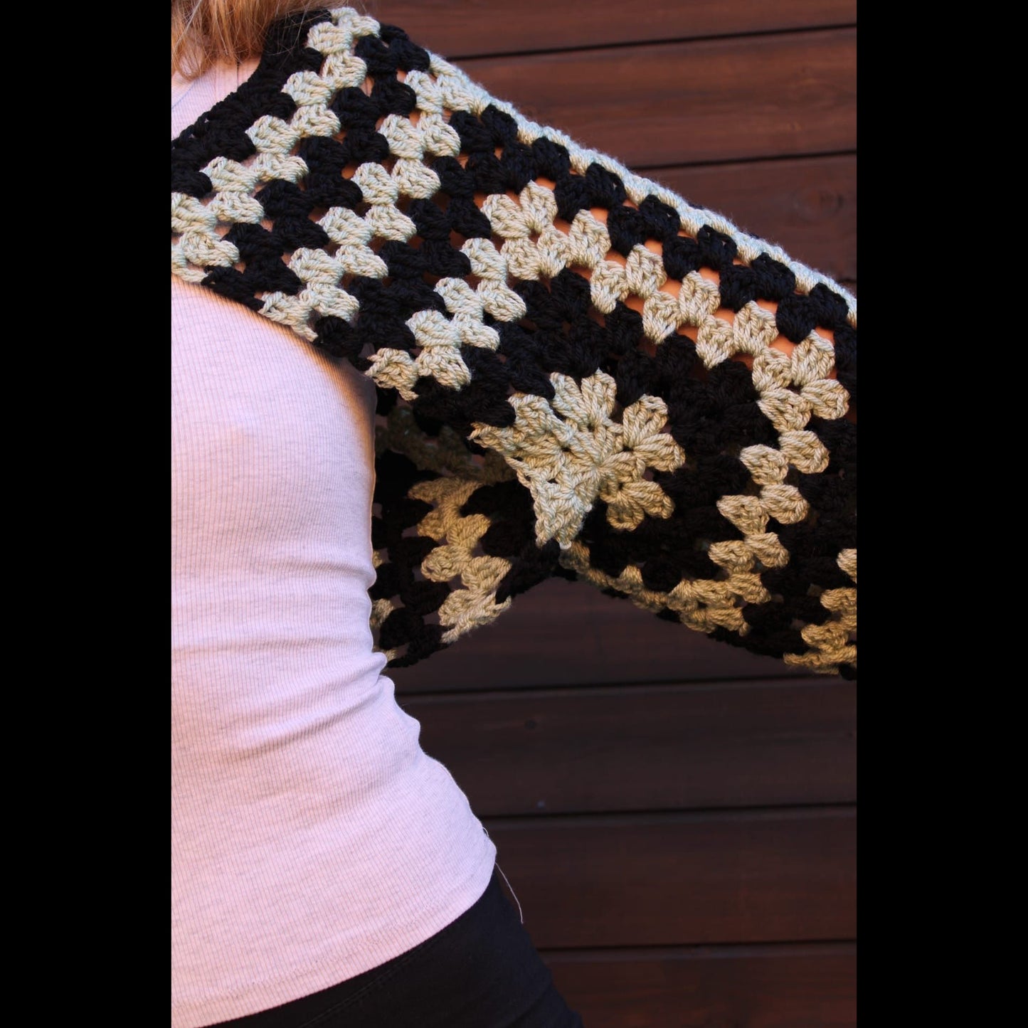 Cropped Crochet Cardigan