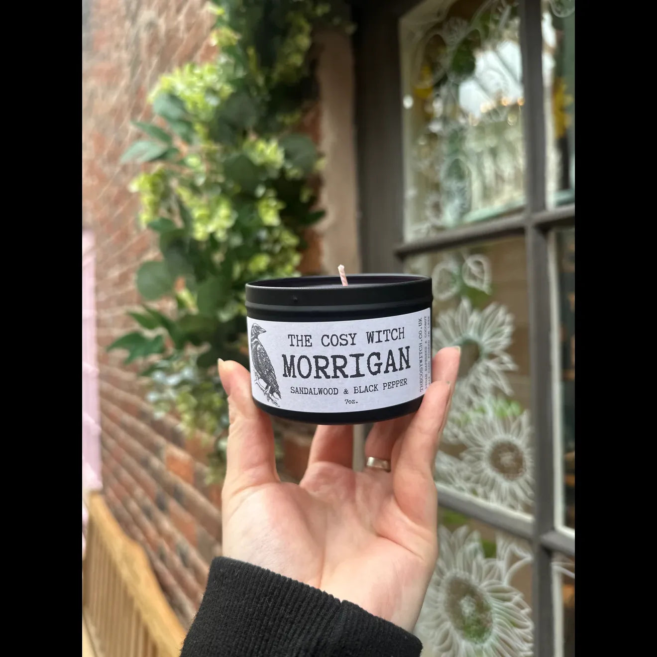 Morrigan - Goddess Candle - Sandalwood & Black Pepper
