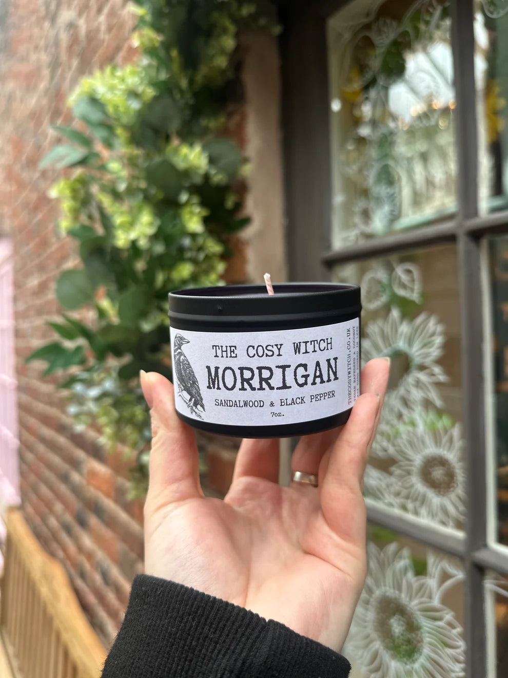 Morrigan - Goddess Candle - Sandalwood & Black Pepper