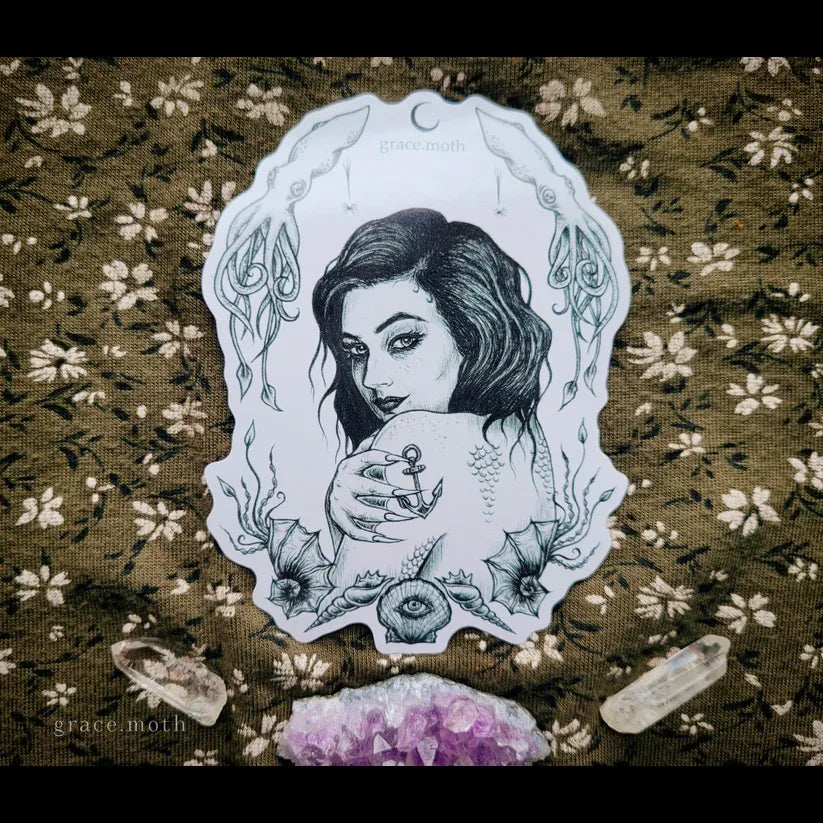 Squid Queen - Vinyl Sticker