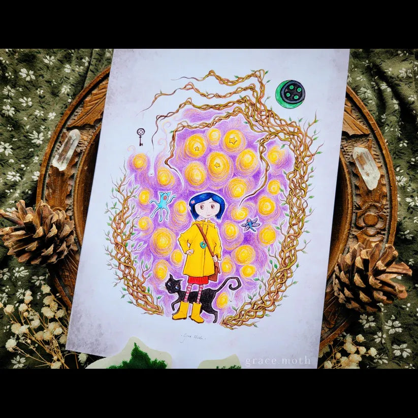 Coraline Scene - A5 Art Print