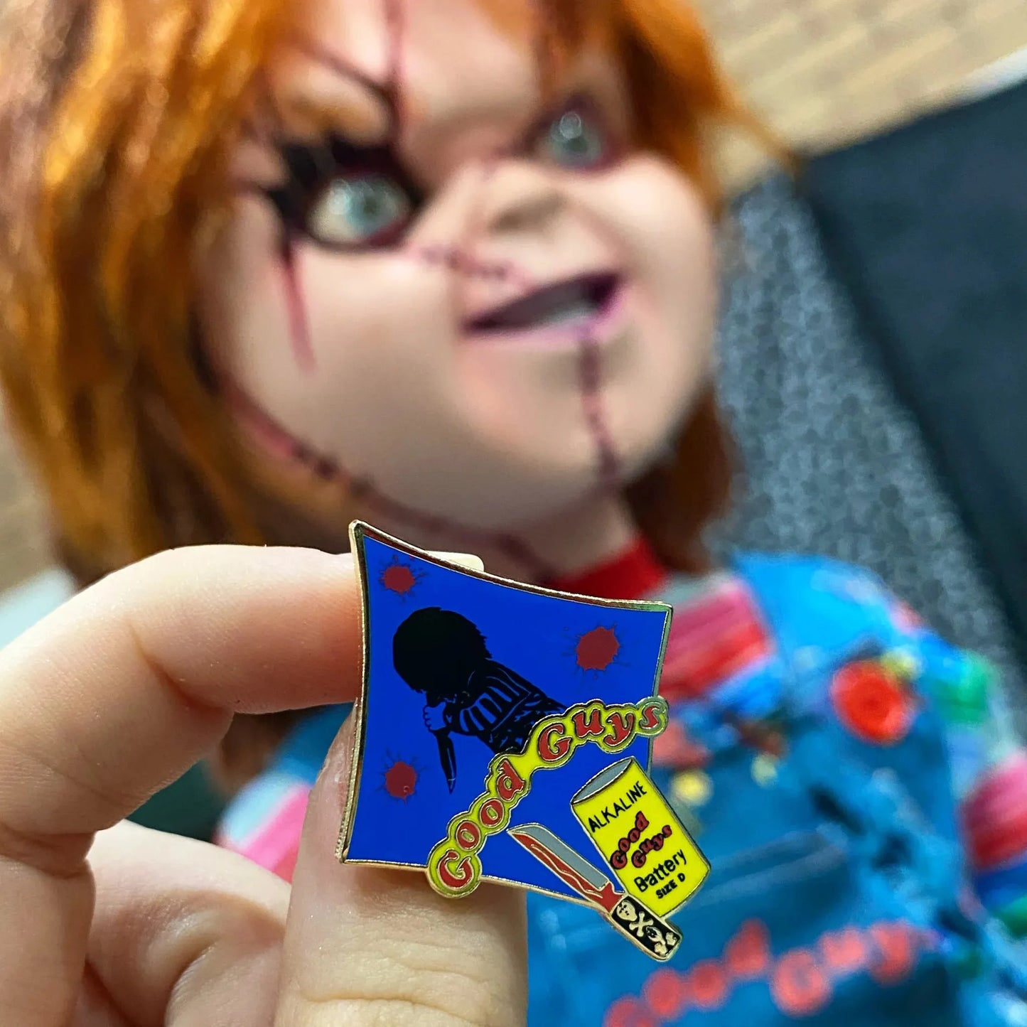 Friend Til The End Villain Hard Enamel Pin