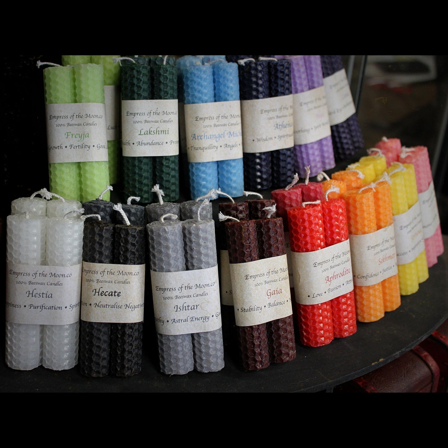 10cm Beeswax Spell Candles