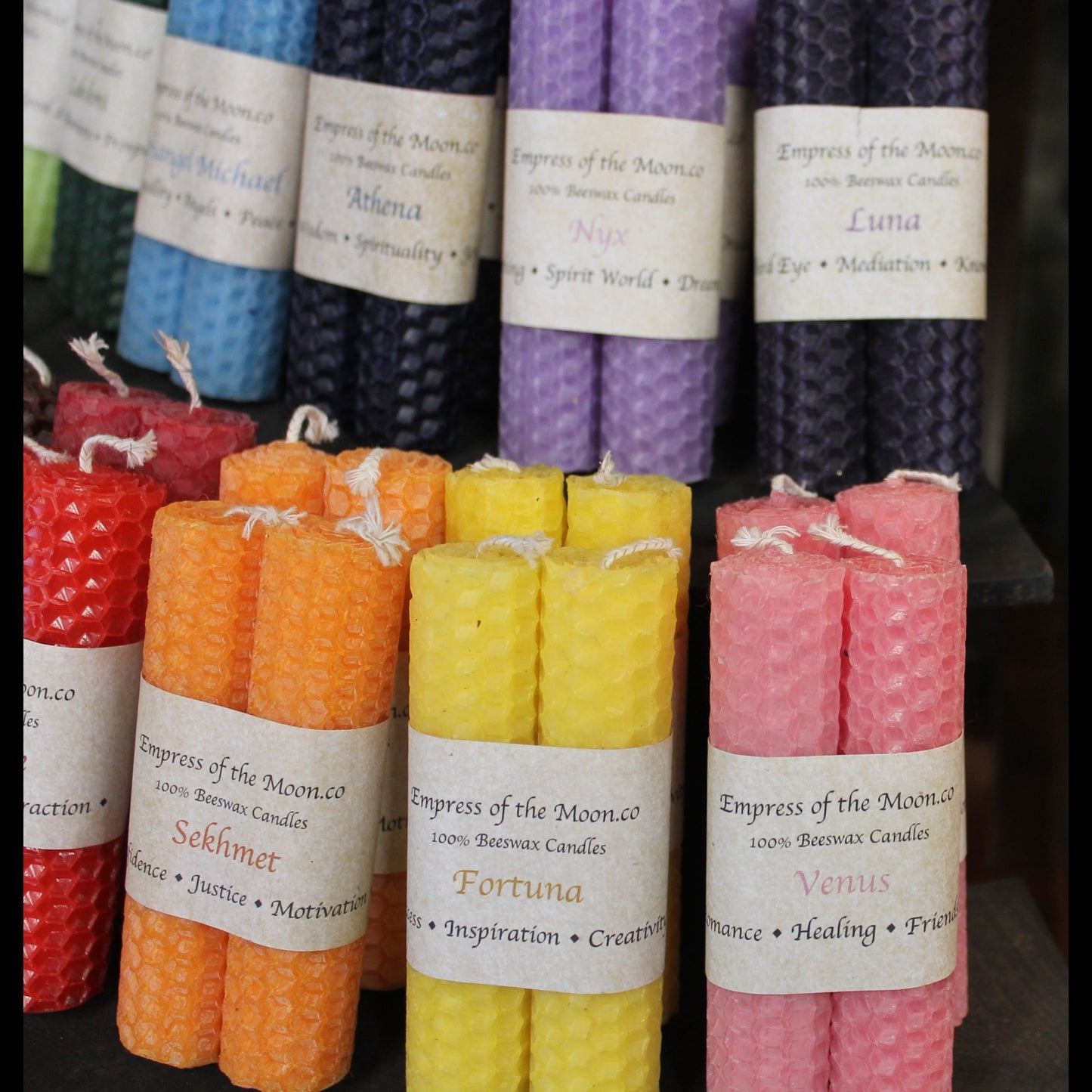 10cm Beeswax Spell Candles