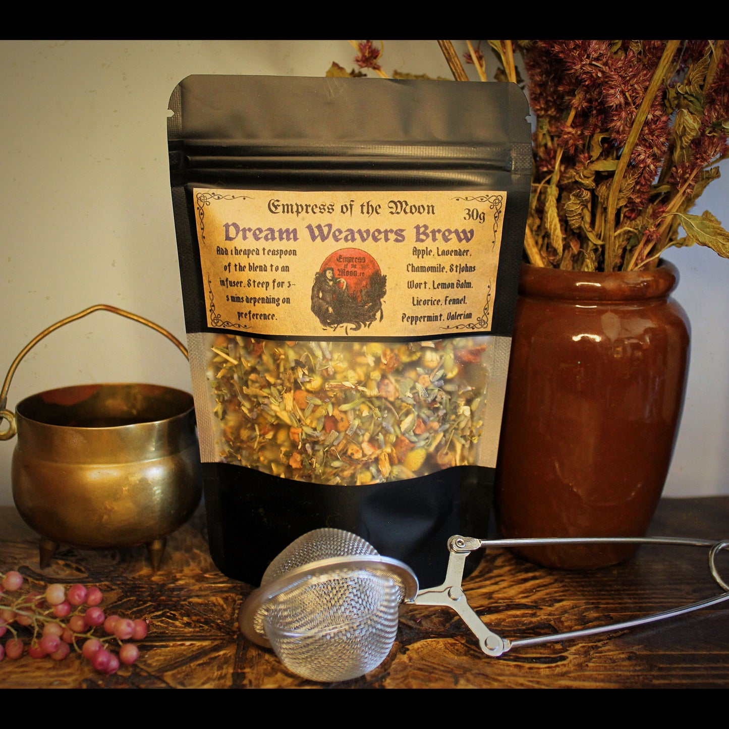 Dream Weavers Sleep Tea: Apple, Lavender & Chamomile Herbal Blend