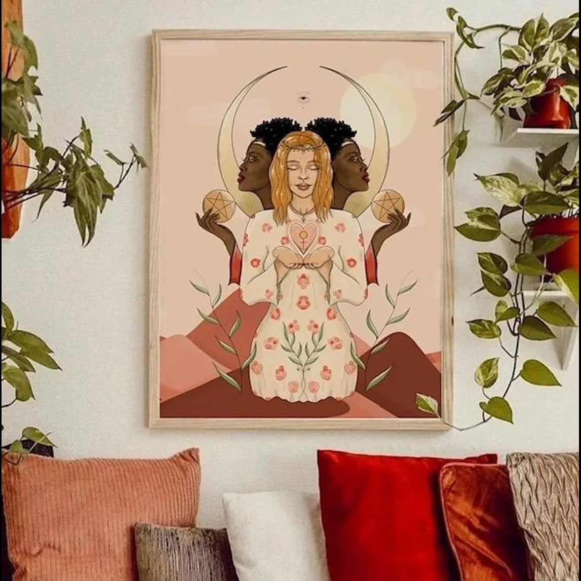 Nurture Goddess Art - A4 Print