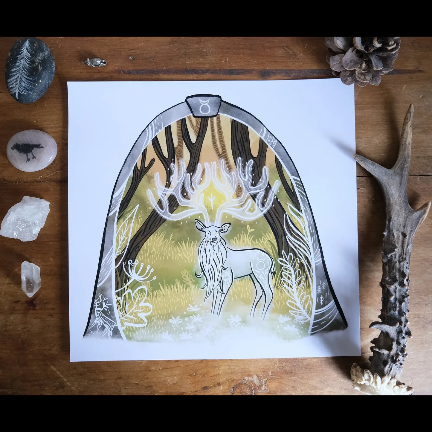 Guardian Of The Forest Art Print