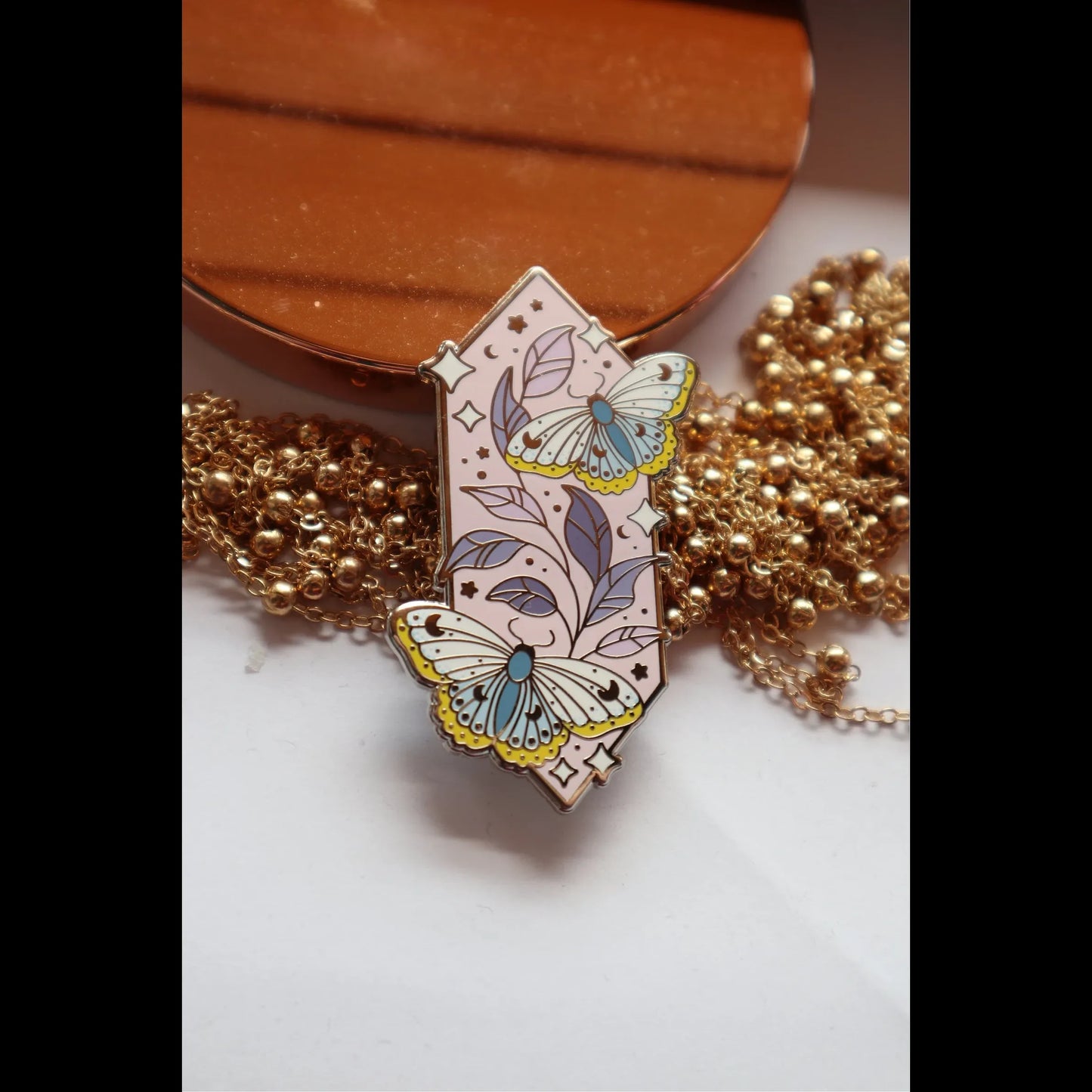 Sacred Beasts Butterfly Enamel Pin