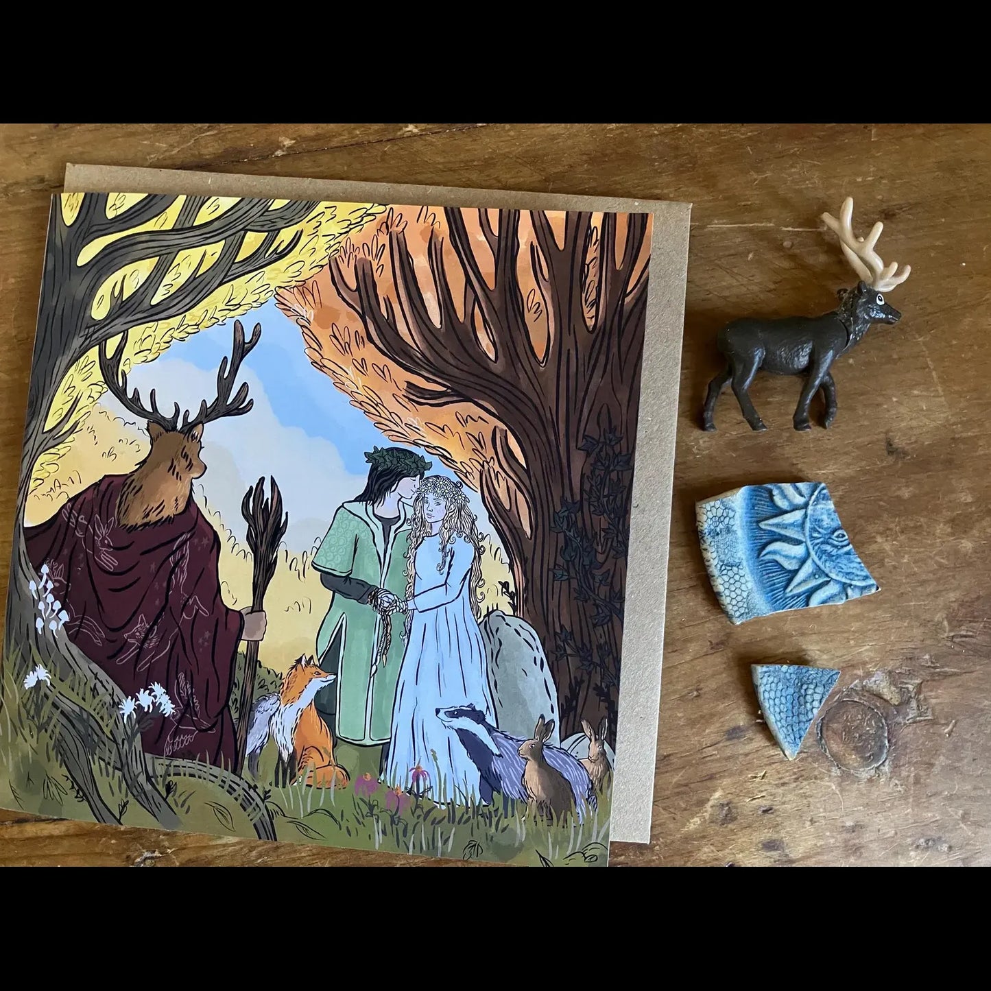 Handfasting Blessings Greetings Card