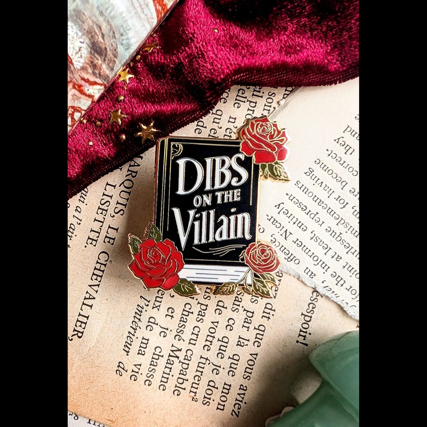 Dibs On The Villain Enamel Pin Badge
