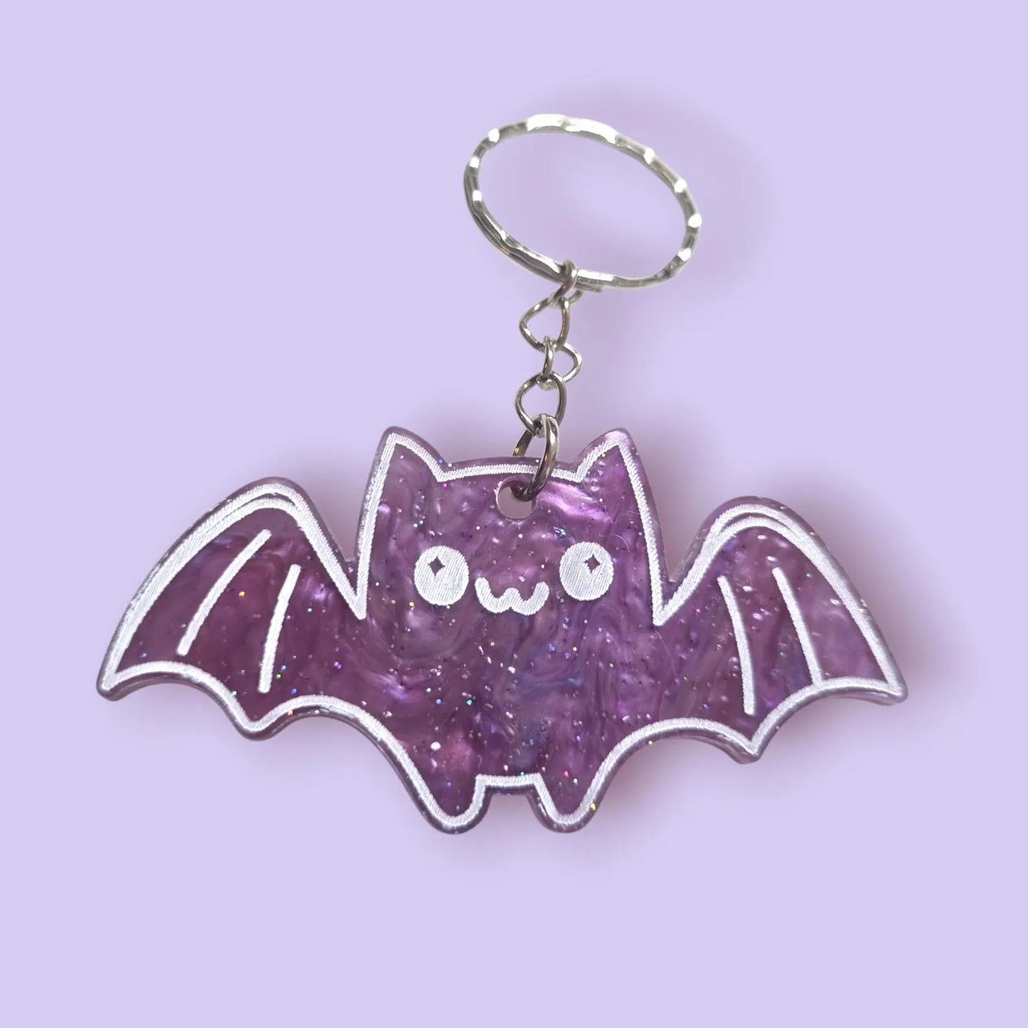 Bat Charm Keyring