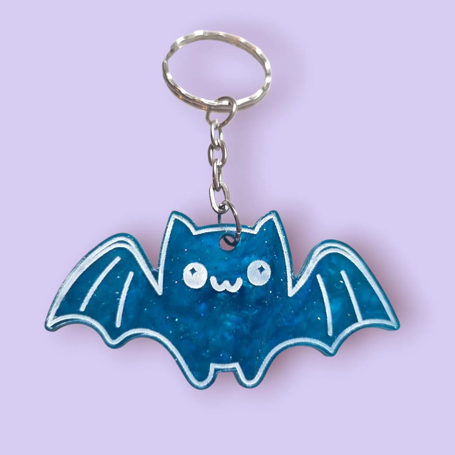 Bat Charm Keyring