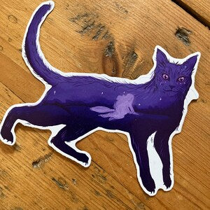 The Witches Path Cat Sticker