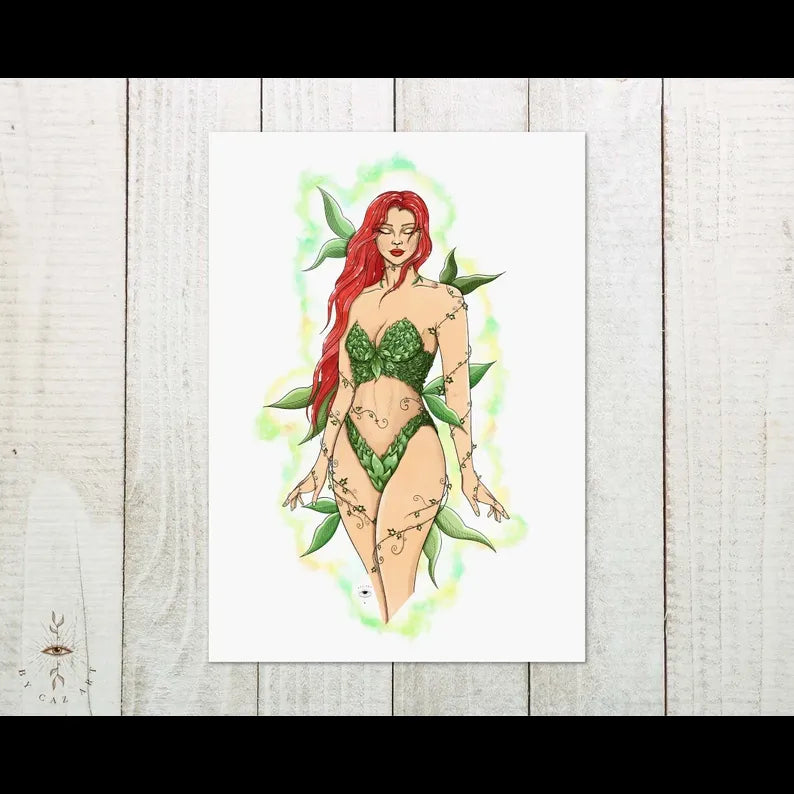 Poison Ivy Art - A4 Print