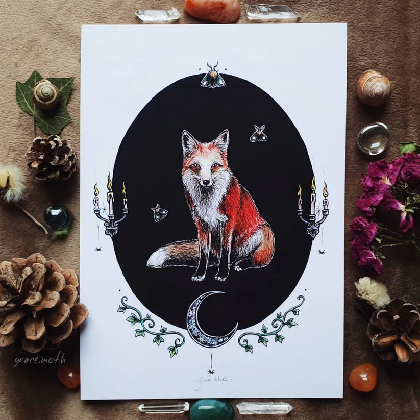 Fox Familiar - A5 Art Print