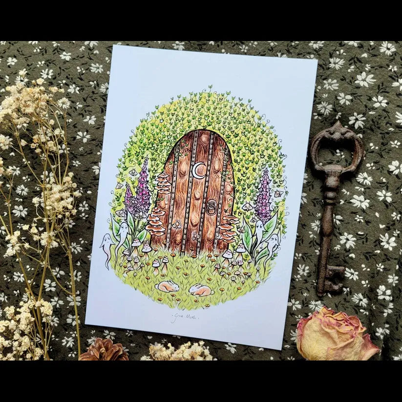 Secret Door - A5 Art Print