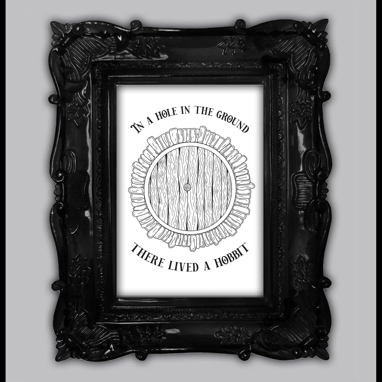 In A Hole In The Ground Art Print