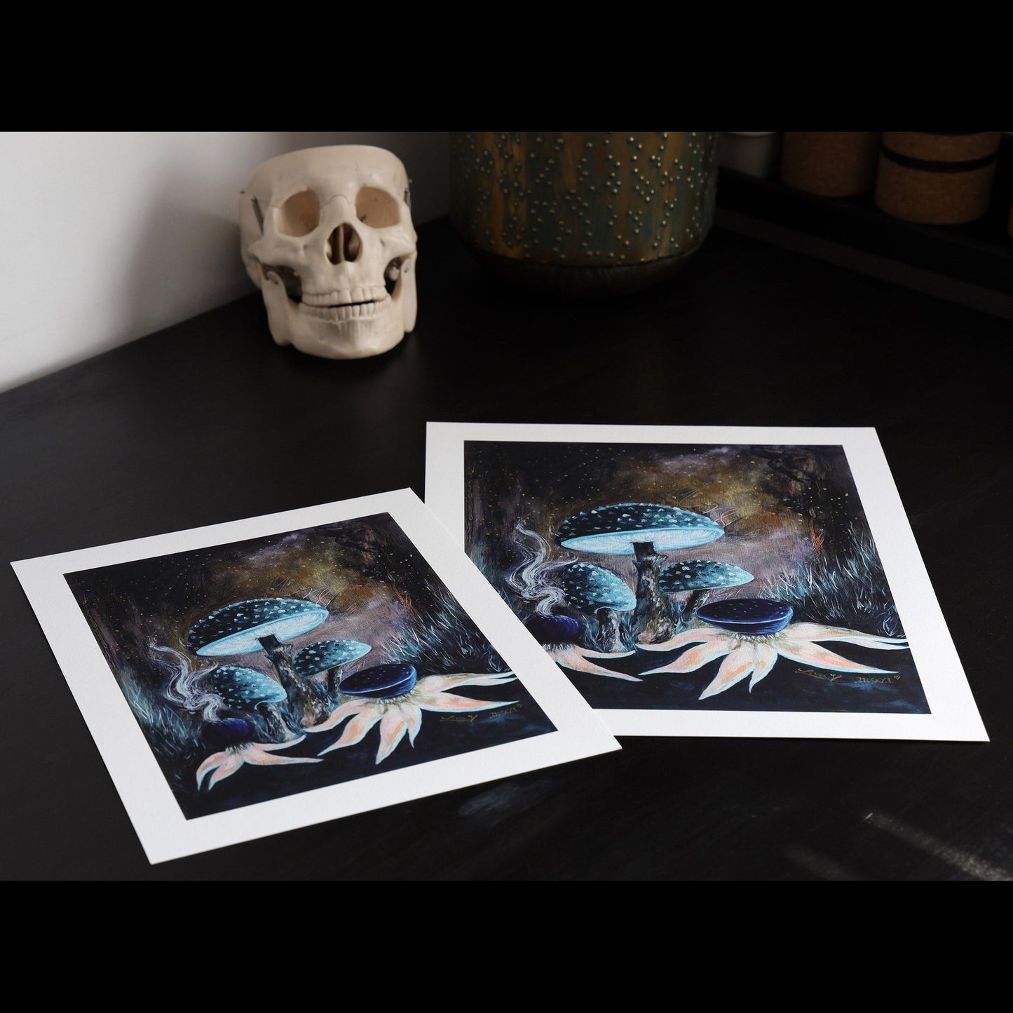Nocturnal – Hand-Embellished Print