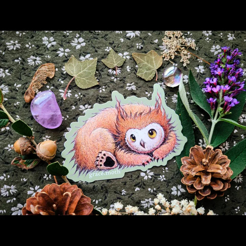 Owlbear Cub - Vinyl Sticker