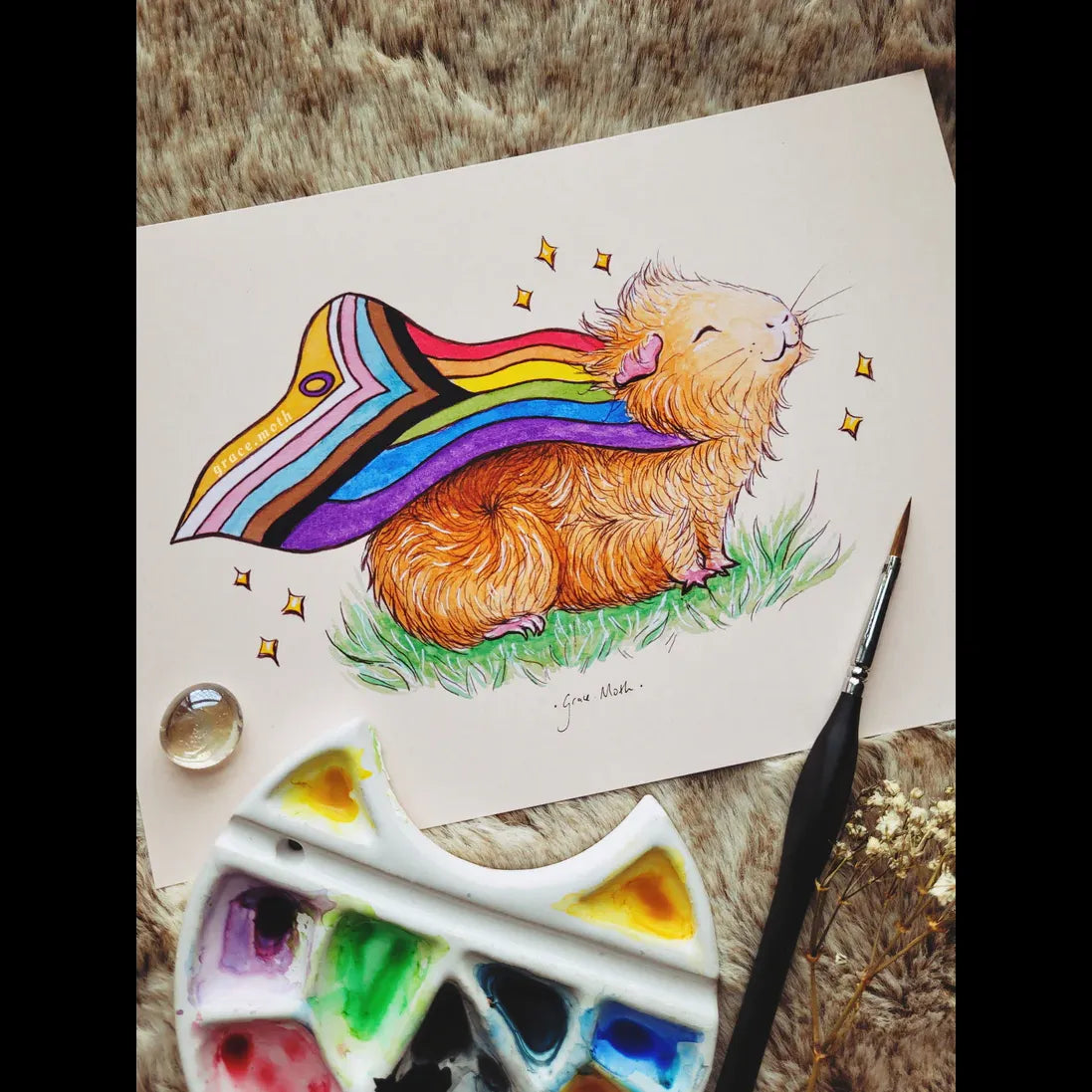 Pride Piggy - A5 Art Print