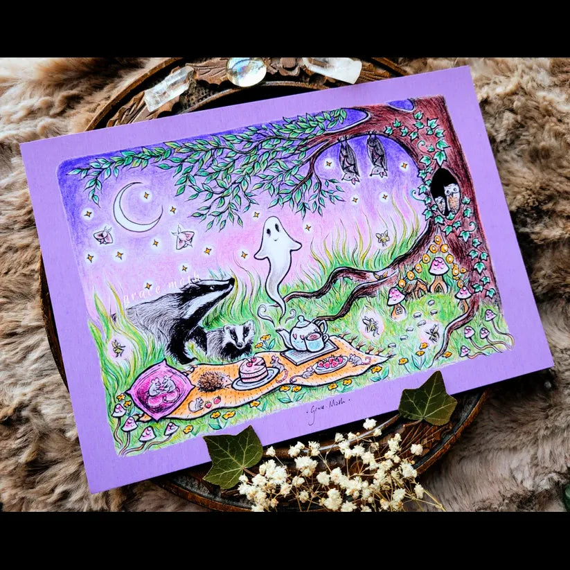 Twilight Picnic - A5 Art Print