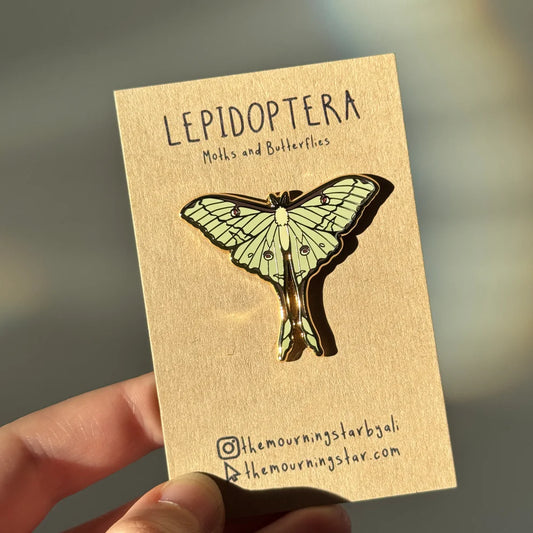 Luna Moth Enamel Pin