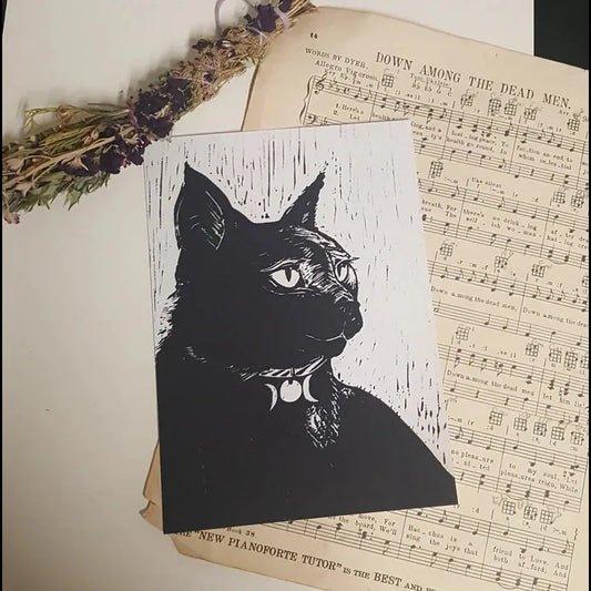 Salem A5 Linoprint
