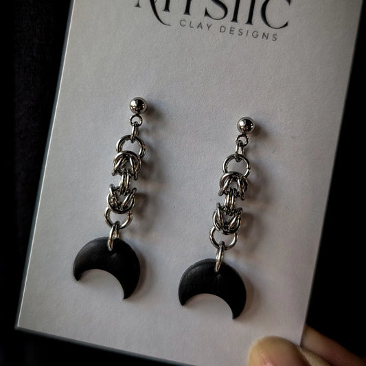 High Priestess Mini Moon Dangles