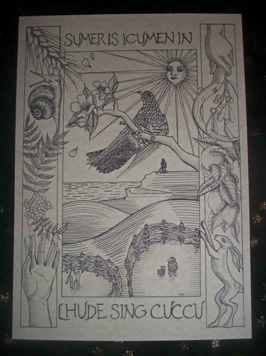 ‘Sumer Is Icumen In’ Giclee Art Print