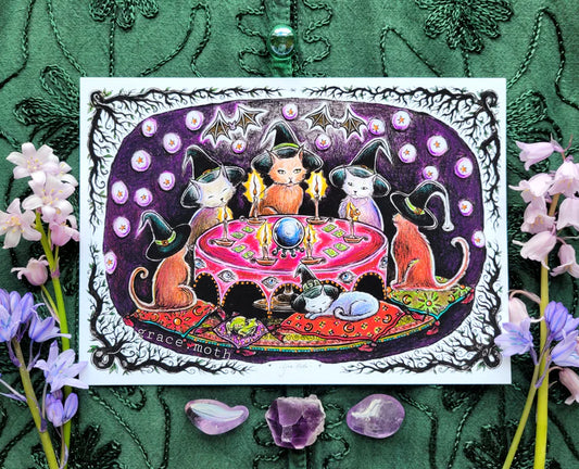 Cat Coven - A5 Art Print