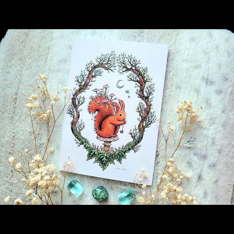 Red Squirrel Notebook