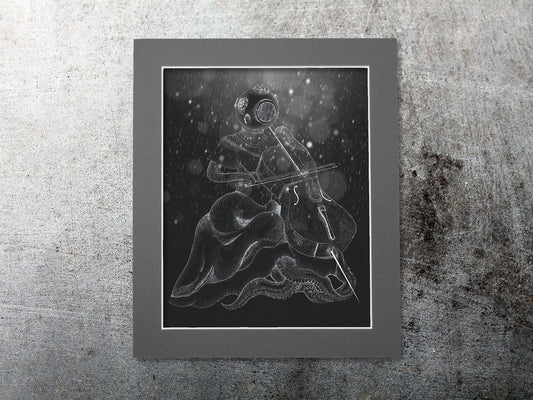 Dark Seas- Sirens Song- Gothic Fantasy Marine Art Print