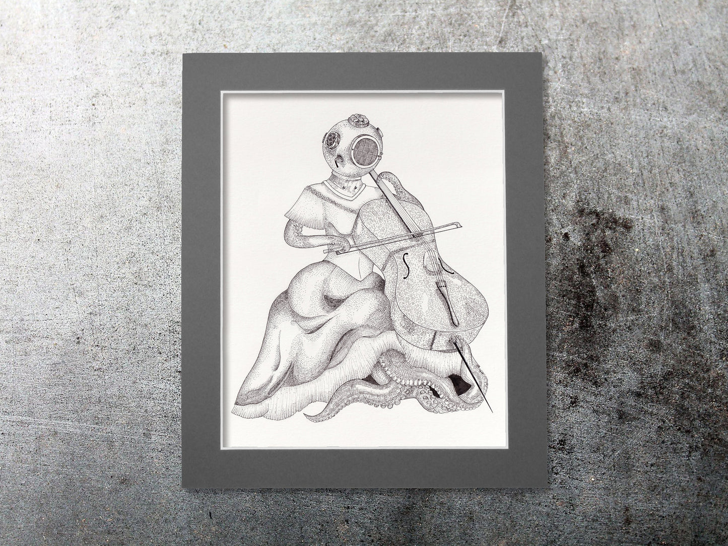 Sirens Song- Gothic Fantasy Marine Art Print