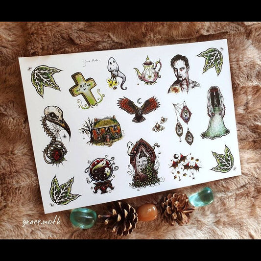 Haunted Sticker Sheet