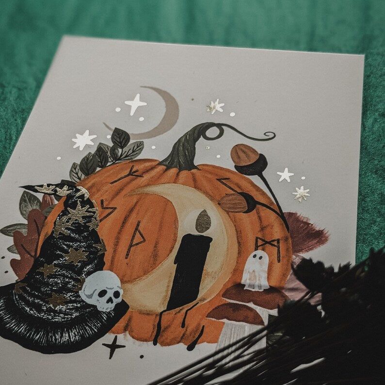 Spooky Season Pumpkin Print