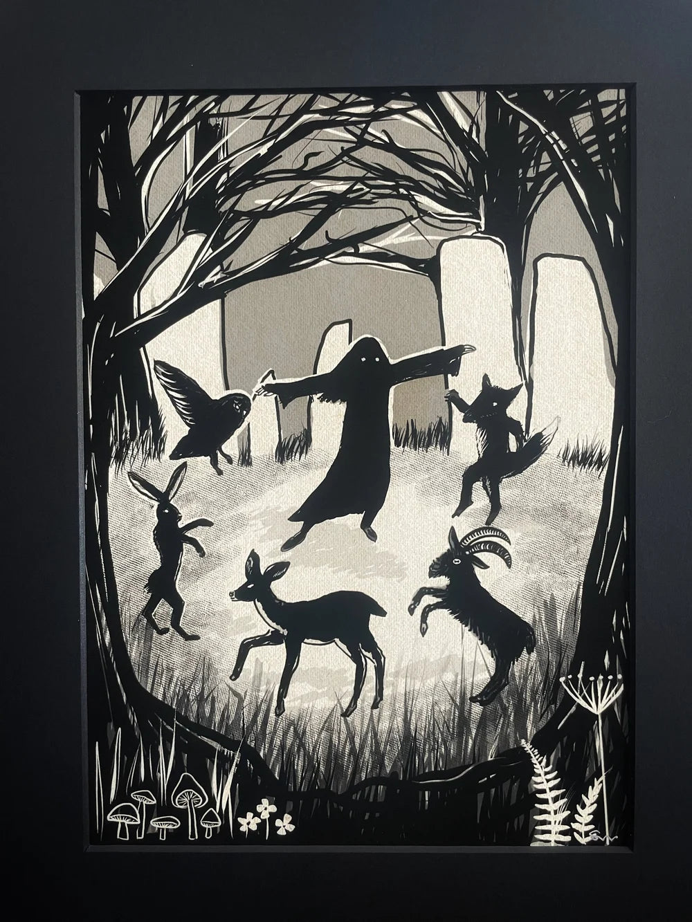 Standing Stones Folklore / Folk Horror Giclee Print