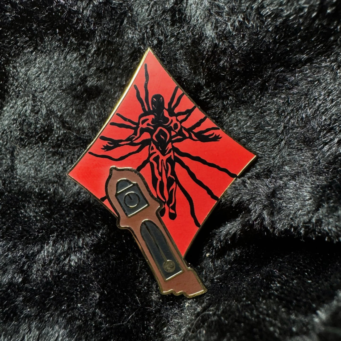 Upside Down Villain Enamel Pin