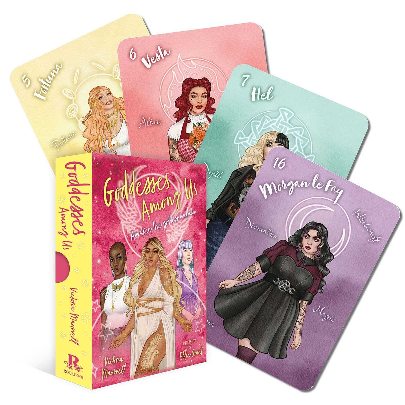 Goddesses Among Us: Oracle Deck With 36 Colour Cards & 128 Page Guidebook