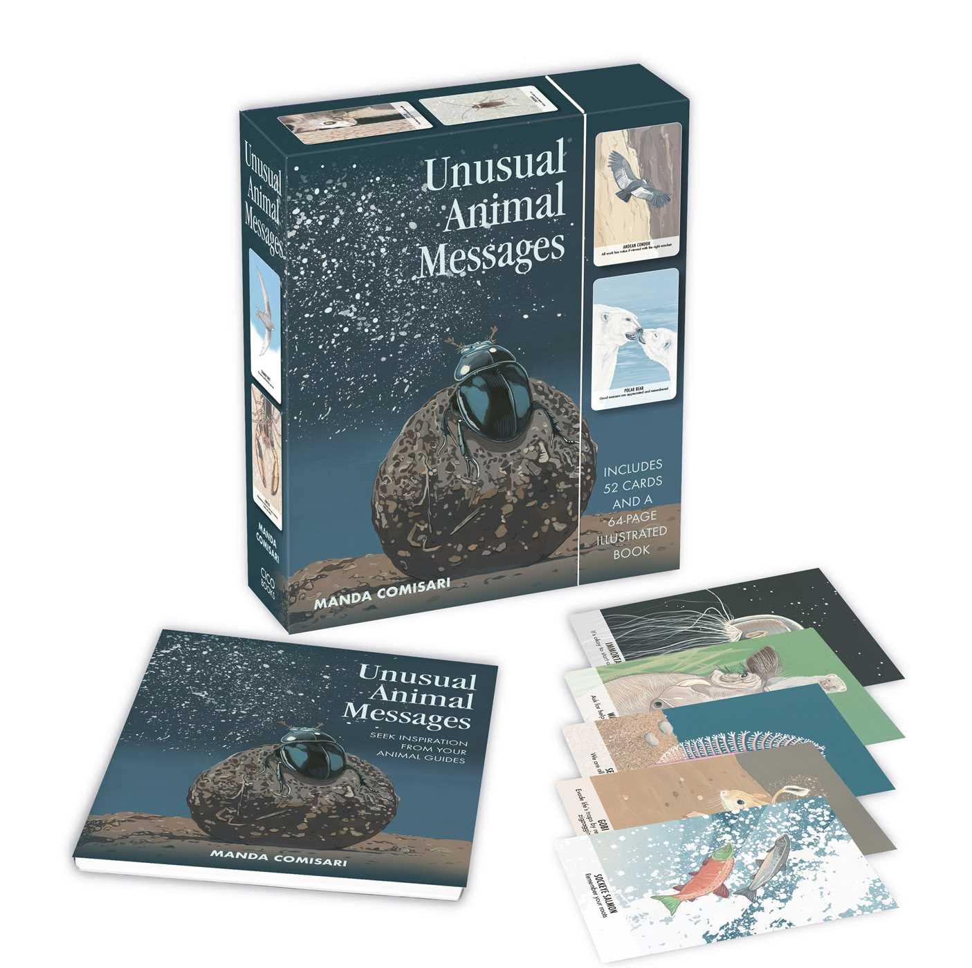 Unusual Animal Messages Oracle Deck: Includes 52 Cards & 64 Page Illustrated Book