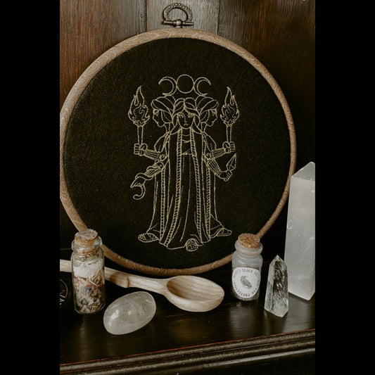 Hecate Embroidery Hoop