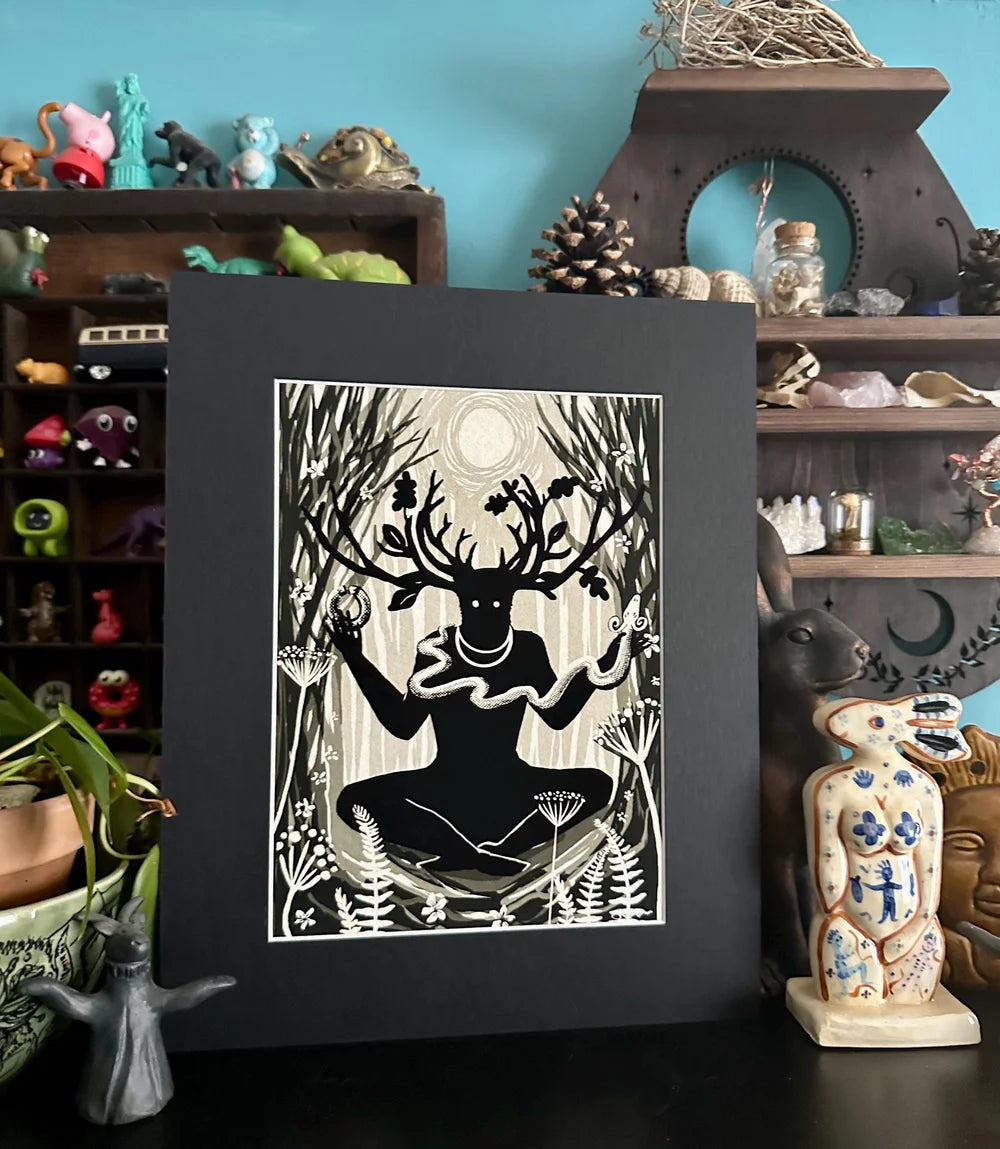 Cernuous Folklore Giclée Print