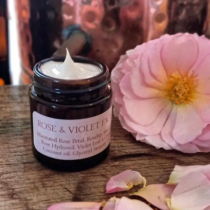 Rose & Violet Leaf Face Cream