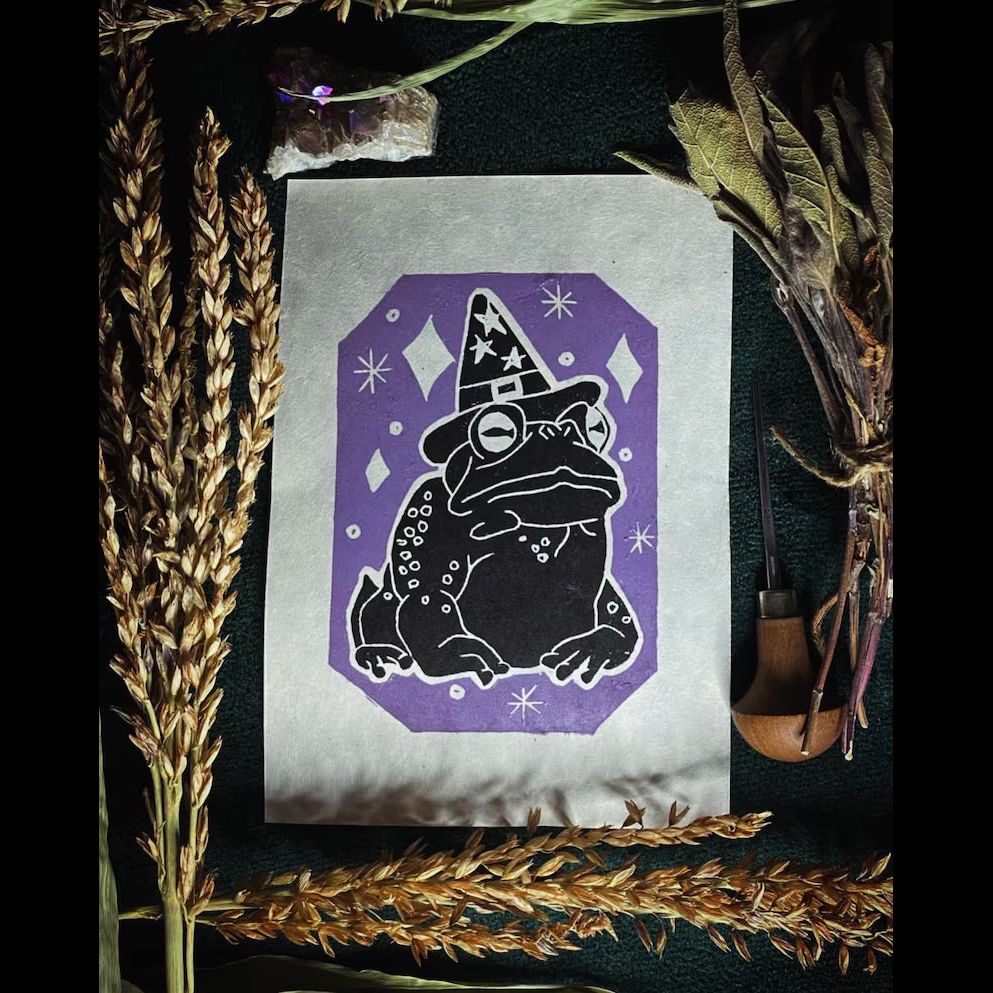 Toad Mage Print